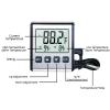 Digital Refrigerator Thermometer Alarm 2pack Freezer Thermometer with Large LCD Display, Includes Stand, Magnetic Backing Plate, and Probe Cable for Rooms, Kitchen refrigerators,Crawler,Aquariums. view 2