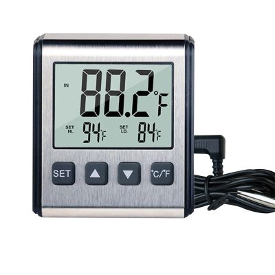 Huijigemy 1Pack Fridge Thermometer Freezer Thermometer with Alarm