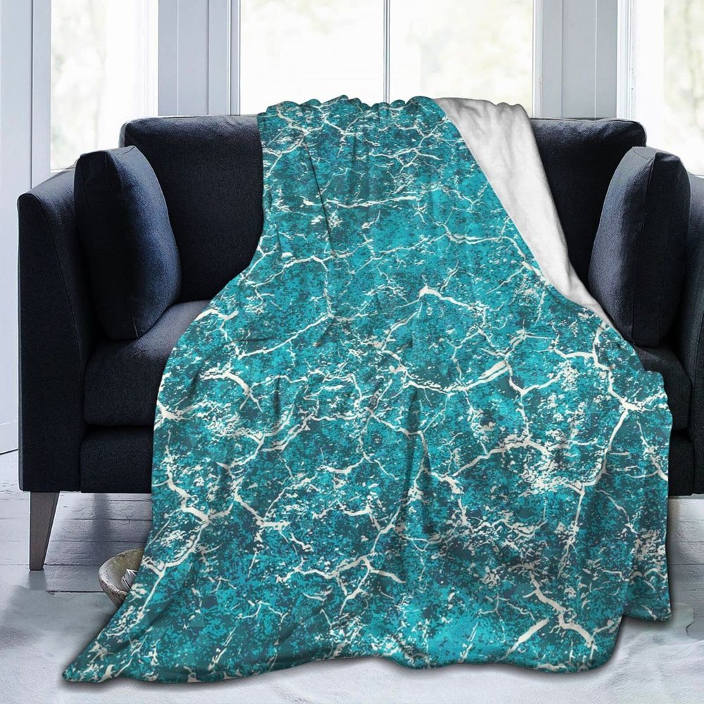 3D Printed Custom Funny Marine Grunge Ultra-Soft Micro Fleece Blanket Air Conditioning Quilt for Men Spring,Comfy Warm Flannel Fleece Throw Blankets for Couch
