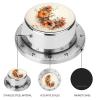 Kitchen Timer Magnetic Stainless Steel Countdown Timer Mechanical Timer Clock with Alarm for Home Baking Cooking Oven Orange Flowers view 3