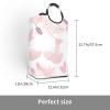 Hand-painted floral line pattern Foldable Square Storage Bag, 50L Dirty Clothes Laundry Basket, Suitable for Laundry Room, Dormitory, Bedroom view 3