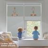 Sulugood Blackout Roller Shades for Windows,Cordless,Linen Fabric,Roller Blinds for Indoor Windows,Thermal Insulated UV Protection,Window Blinds for Home Bedroom Office Door.Light Grey.30 W x 64" H view 4