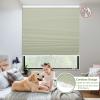 MiLin Cordless Cellular Shades - No Drill Cellular Blinds No Tools for Windows Bottom Up Blinds Tension Shades Easy to Install for Home Office (Upgrade Blackout Creamy, 21 1/2" W x 64" H) view 4