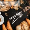 18/10 20-Piece Silverware Set, Hexagonal Flatware Set Stainless Steel, Modern Cutlery Set, Service for 4, Mirror Finish Dishwasher Safe view 3
