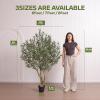 Verinatural Olive Tree Artificial Indoor 6ft - UV Resistant Large Fake Plants - Realistic Faux Olive Tree in Pot - Tall Artificial Plants Outdoor for Home, Patio, Living Room, Office Decor,VN138 view 2