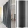 4 6 8 10 Pack Entrance Hall Partition Screen Column Floor to Ceiling, 70 72 74 76 78 80 82 84 86 88 90 Inch Black Standing Room Divider Post with Adjustable Base, No Drilling(10 pcs,74in/188cm) view 1