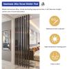 4 6 8 10 Pack Entrance Hall Partition Screen Column Floor to Ceiling, 70 72 74 76 78 80 82 84 86 88 90 Inch Black Standing Room Divider Post with Adjustable Base, No Drilling(10 pcs,74in/188cm) view 4