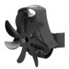 JTLB Wood Stove Fan Pipe Fireplace Fan 7 Blades Stove Fan On Chimney Silent Motors Heat Powered Wood Stove Fan Magnetic Wall Mount (Black) view 2