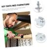Hoement 2pcs Adjustable Hinge for Sofa Pillows Sturdy Furniture Accessories for Chairs and Sofas Replacement for Broken Hinges and Easy to Install view 2