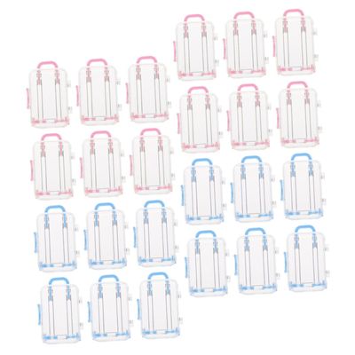 SOESFOUFU Ps Mini Suitcase Wedding Favor Gift Boxes 24pcs Candy Boxes