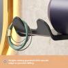 Hair Dryer Hanger - Hair Dryer Wall Holder, Hairdryer Holder Bathroom Organizer | Bathroom Blow Dryer Hanger, Hair Tool Organizer, Wall Mounted Storage Organizer for Straighteners Curling Irons view 3