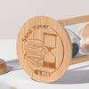 SuLiao Wooden Sand Timer 5 Minute Hourglass, Beech Small Black Sand Watch 5 Min, Reloj De Arena Hour Glass Sandglass for Home Office Decorative Game Classroom view 4