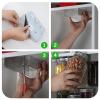 2 Pcs Mason Jar Organizer Space Saving Aluminum Alloy Kitchen Under Cabinet Jar Holder, Efficient Storage for Versatile Usage, Wide Application, Food Display (3.25inch) view 3