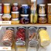 2 Pcs Mason Jar Organizer Space Saving Aluminum Alloy Kitchen Under Cabinet Jar Holder, Efficient Storage for Versatile Usage, Wide Application, Food Display (3.25inch) view 4