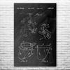 Rock Climbing Chalk Bag Patent Print Poster (24x36) Bouldering Gifts, Gym Decor, Climbing Gifts, Climbing Wall Art, Gifts For Men view 1