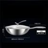 NSUQOA JSEIAJB 316 Stainless Steel Pot Set Household Kitchen Non-Stick Frying Pan + Steamer Set Combination Kitchen Utensils view 2