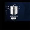NSUQOA JSEIAJB 316 Stainless Steel Pot Set Household Kitchen Non-Stick Frying Pan + Steamer Set Combination Kitchen Utensils view 3