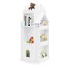 banborba Rotating Bookshelf, 360 Display Floor Standing Bookcase Storage Rack, Multi-Functional Revolving Bookcase, Small Corner Bookshelf for Small Space, Spinning Bookcase for Kids & Adults (White) view 1