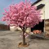 Pink Silk Cherry Blossom Trees, Artificial Cherry Blossom Tree Stems Faux Cherry Flowers Arrangements Japanese Cherry Blossom Tree for Wedding Home Decor 3mx2m view 1