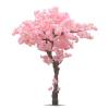 Pink Silk Cherry Blossom Trees, Artificial Cherry Blossom Tree Stems Faux Cherry Flowers Arrangements Japanese Cherry Blossom Tree for Wedding Home Decor 3mx2m view 2