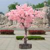 Pink Silk Cherry Blossom Trees, Artificial Cherry Blossom Tree Stems Faux Cherry Flowers Arrangements Japanese Cherry Blossom Tree for Wedding Home Decor 3mx2m view 4