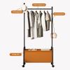 Heavy Duty Metal Coat Rack with Hooks Storage Basket and Industrial Hall Tree Stainless Steel Stand for Entryway Hallway Bedroom Sturdy and Stylish 60/80/100CM Height view 2