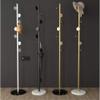coat stand Coat Rack Stand Clothes Rails Metal Marble Clothes Rack Hooks For Umbrella Hat Bags Storage Bedroom Hallway Freestanding Coat Hat Rack Gold White Black C view 2