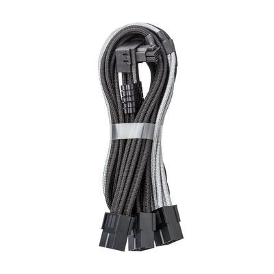 CableMod Pro ModFlex Sleeved 12V-2x6 PCIe Extension (Blk + SLV, 3x8p, 90B)