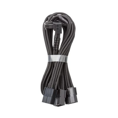 CableMod Pro ModFlex Sleeved 12V-2x6 PCIe Extension (Black, 3 x 8p, 90 A)