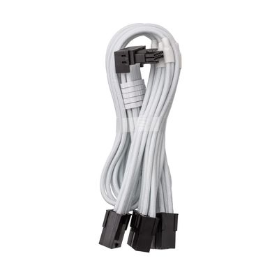 CableMod Pro ModFlex Sleeved 12V-2x6 PCIe Extension (White, 3 x 8p, 90 B)