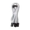 CableMod Pro ModFlex Sleeved 12V-2x6 PCIe Extension (White, 3 x 8p, 90 B) view 1