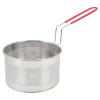 Restokki Deep Fryer Basket Round Stainless Steel Fry Baskets With Handle for French Fries Chicken Pasta Kitchen Cooking (Small 16CM) view 2