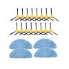 Glintique Side Brushes Mop Cloth Rag Roller Brush Cover Primary for Ecovacs DEEBOT N79 N79S DN622 500 Vacuum Cleaner(Set5) view 1