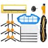 Glintique Side Brushes Mop Cloth Rag Roller Brush Cover Primary for Ecovacs DEEBOT N79 N79S DN622 500 Vacuum Cleaner(Set5) view 2