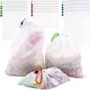 YTCEZ 3Pcs Mesh Storage Bags Transparent Reusable Fruit Vegetable Bags Net Pocket Produce Washable Mesh Bags Kitchen Storage Baskets(3Pcs Large) view 3