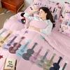 Erosebridal Music Fans Guitar Comforter Set Queen Music Themed Bedding Sets 7 Piece Singer Fans Pink Bed in A Bag for Kids Girls Women Fashion Birthday Valentines Day Gift Sheet Set with Comforter view 2
