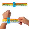 Fun Express 8 3/4" x 1 3/4" 100th Day of School Count to 100 Slap Bracelets - 24 Pieces view 1