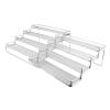 FILFEEL Expandable Seasoning Rack Organizer, 4 Tier Seasoning Rack with Thicker Metal, Wider Wire Racks, Adjustable Shelf Length from 12-23in, Easy Assembly view 2