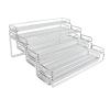 FILFEEL Expandable Seasoning Rack Organizer, 4 Tier Seasoning Rack with Thicker Metal, Wider Wire Racks, Adjustable Shelf Length from 12-23in, Easy Assembly view 4