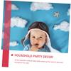UTHCLO 2pcs Artificial Snow Decor Xmas Blanket Polyester Fiber for Displays view 2