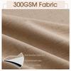 100% Blackout Curtain 108 Inch Length 2 Panel Faux Linen Modern Elegant Boho Farmhouse Living Room Darkening Curtain for Bedroom Window Black Out Drapes for Sliding Glass Door Back Tab 52x108 Tan view 3