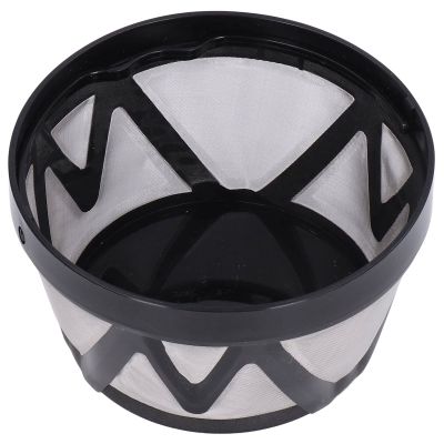 Coffee Maker Filters, Stainless Steel Coffee Filter Basket, Reusable Coffee Filter Mesh Basket, Coffee Strainer with Spoon Coffee Basket Coffee Pot Filters for Home Office Use