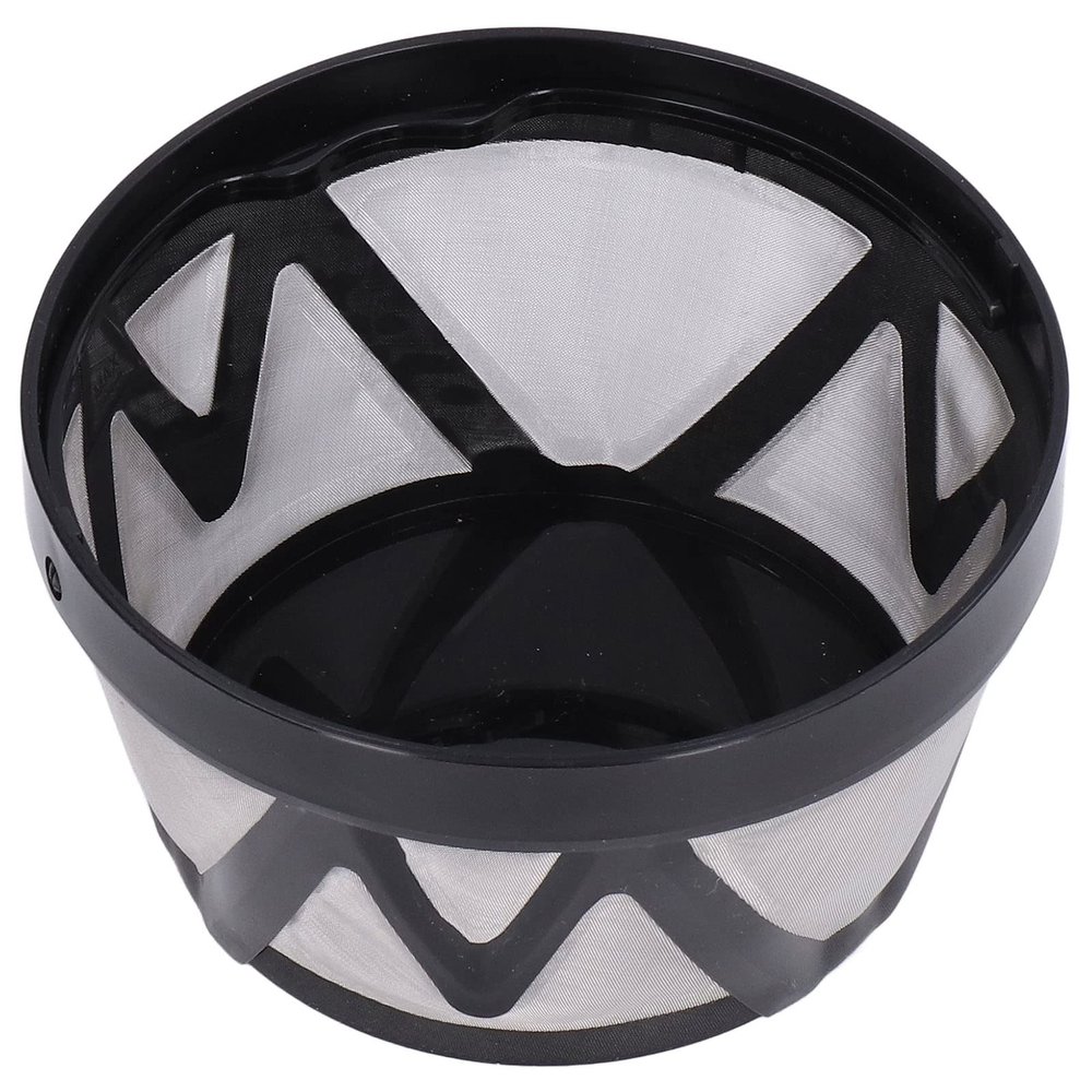 Coffee Maker Filters, Stainless Steel Coffee Filter Basket, Reusable Coffee Filter Mesh Basket, Coffee Strainer with Spoon Coffee Basket Coffee Pot Filters for Home Office Use