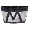 Coffee Maker Filters, Stainless Steel Coffee Filter Basket, Reusable Coffee Filter Mesh Basket, Coffee Strainer with Spoon Coffee Basket Coffee Pot Filters for Home Office Use view 3