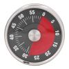 Pilipane Mechanical Timer with Magnetic Base 60 Minute Countdown Visual Timer for Cooking Baking and Time Management Stainless Steel Frame with Clear Alarm Sound (Black) view 4