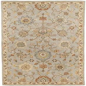 Naz Carpet Hand Tufted Vintage & Traditional Rugs 100% Wool, Antique Look Rugs for Your Living Room, Bedroom Or Any Room (Square 7x7 Feet)