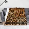 WZYWHJ Stripes on Leopards Picture Blankets Throws - Lightweight Warm Comfortable Soft Durable Home Practical Rest Outdoor view 1