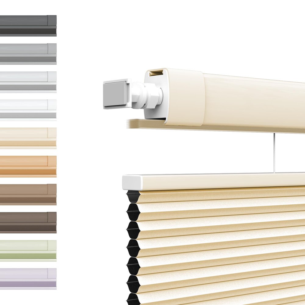 SLKWDOBD No Drill Top Down Bottom Up Cellular Shades, Cordless TDBU Honeycomb Blinds for Windows, No Drill, Easy Install, Thermal Insulated, Noise Reduction, for Home, Office, Blackout, 26" W x 36" H