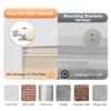 SLKWDOBD No Drill Top Down Bottom Up Cellular Shades, Cordless TDBU Honeycomb Blinds for Windows, No Drill, Easy Install, Thermal Insulated, Noise Reduction, for Home, Office, Blackout, 26" W x 36" H view 4