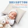 100% Egyptian Cotton Toddler Pillowcases Set of 2 view 2